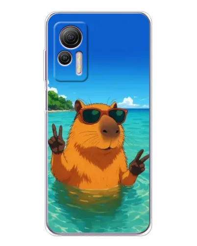 Чехол для Ulefone Note 14 с картинкой «Морская капибара» Чехол для Ulefone Note 14 с картинкой «Морская капибара»