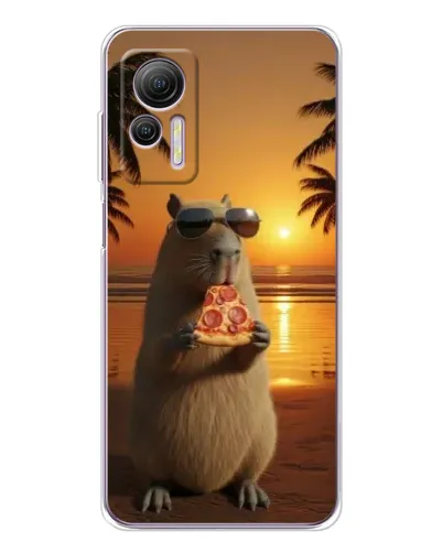 Чехол для Ulefone Note 14 с картинкой «Капибара с пиццей» Чехол для Ulefone Note 14 с картинкой «Капибара с пиццей»