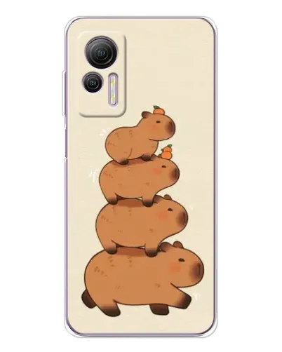 Чехол для Ulefone Note 14 с картинкой «Башня из капибар» Чехол для Ulefone Note 14 с картинкой «Башня из капибар»