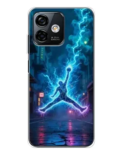 Чехол для Ulefone Note 16 Pro с картинкой «Jordan Gold Jumpman»