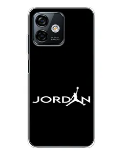 Чехол для Ulefone Note 16 Pro с картинкой «Jordan White Logo» Чехол для Ulefone Note 16 Pro с картинкой «Jordan White Logo»