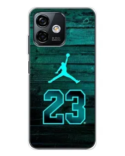 Чехол для Ulefone Note 16 Pro с картинкой «Jordan Cyan 23» Чехол для Ulefone Note 16 Pro с картинкой «Jordan Cyan 23»