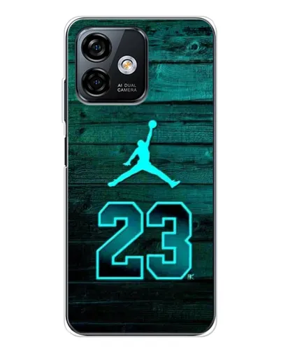 Чехол для Ulefone Note 16 Pro с картинкой «Jordan Cyan 23»