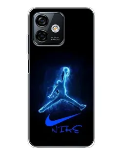 Чехол для Ulefone Note 16 Pro с картинкой «Jordan Neon Blue» Чехол для Ulefone Note 16 Pro с картинкой «Jordan Neon Blue»