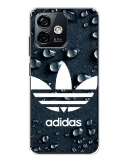 Чехол для Ulefone Note 16 Pro с картинкой «Adidas Trefoil Blue»