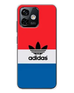 Чехол для Ulefone Note 16 Pro с картинкой «Ретро блоки Adidas»