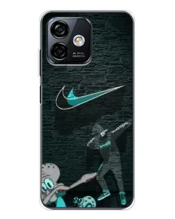 Чехол для Ulefone Note 16 Pro с картинкой «Спортивный арт Nike»