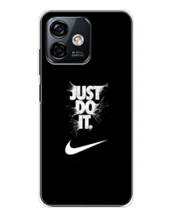 Чехол для Ulefone Note 16 Pro с картинкой «Текстовый принт Nike»
