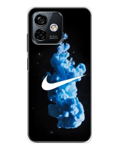 Чехол для Ulefone Note 16 Pro с картинкой «Nike и синий дым» Чехол для Ulefone Note 16 Pro с картинкой «Nike и синий дым»