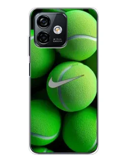 Чехол для Ulefone Note 16 Pro с картинкой «Теннисные мячи Найк»