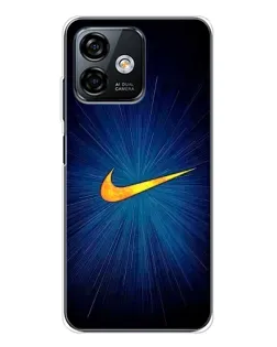 Чехол для Ulefone Note 16 Pro с картинкой «Синий пульс Nike»