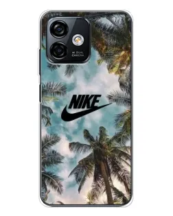 Чехол для Ulefone Note 16 Pro с картинкой «Тропический принт Nike»