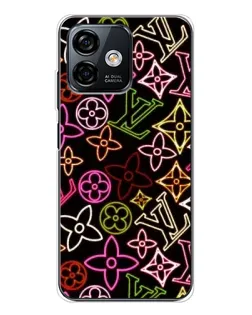 Чехол для Ulefone Note 16 Pro с картинкой «Неоновый микс Nike»