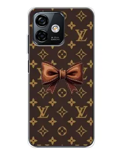 Чохол для Ulefone Note 16 Pro з картинкою «LV з бантом»