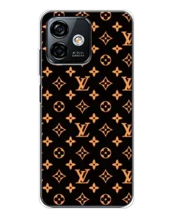 Чохол для Ulefone Note 16 Pro з картинкою «Золота монограма LV»