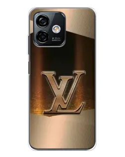 Чохол для Ulefone Note 16 Pro з картинкою «LV — золоте сяйво»