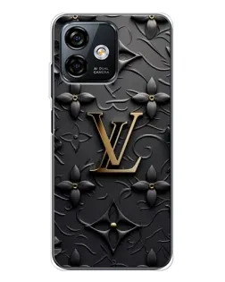 Чохол для Ulefone Note 16 Pro з картинкою «Шкіряна текстура LV»