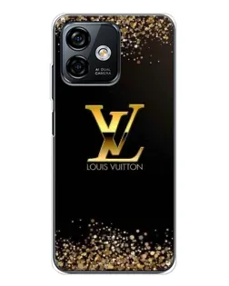 Чохол для Ulefone Note 16 Pro з картинкою «LV — золоті іскри»