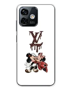 Чохол для Ulefone Note 16 Pro з картинкою «LV та Міккі Маус»
