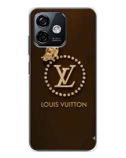 Чохол для Ulefone Note 16 Pro з картинкою «LV — золота печатка»