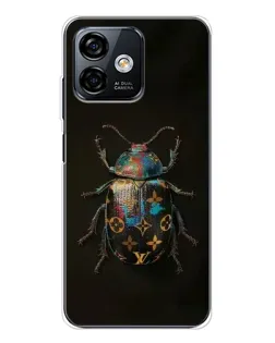 Чохол для Ulefone Note 16 Pro з картинкою «LV — мармуровий принт»