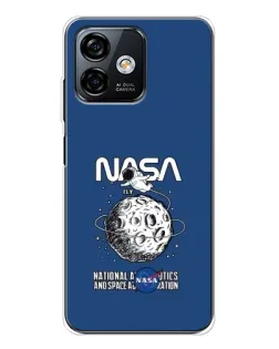 Чехол для Ulefone Note 16 Pro с картинкой «NASA — лунная миссия»