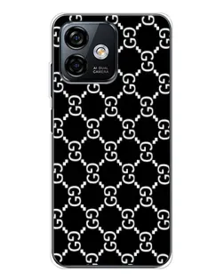 Чехол для Ulefone Note 16 Pro с картинкой «Gucci — сетчатый паттерн»