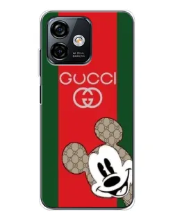 Чехол для Ulefone Note 16 Pro с картинкой «Gucci — полосы и Микки» Чехол для Ulefone Note 16 Pro с картинкой «Gucci — полосы и Микки»