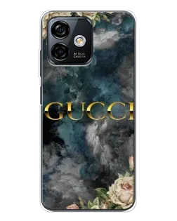 Чехол для Ulefone Note 16 Pro с картинкой «Абстрактные цветы Gucci» Чехол для Ulefone Note 16 Pro с картинкой «Абстрактные цветы Gucci»
