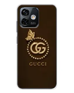 Чехол для Ulefone Note 16 Pro с картинкой «Gucci — золотая бабочка» Чехол для Ulefone Note 16 Pro с картинкой «Gucci — золотая бабочка»