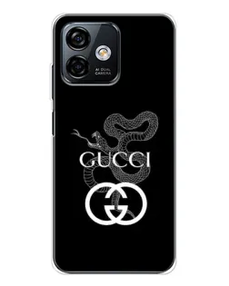 Чехол для Ulefone Note 16 Pro с картинкой «Gucci — серебряная змея» Чехол для Ulefone Note 16 Pro с картинкой «Gucci — серебряная змея»