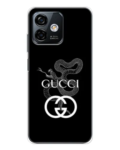 Чехол для Ulefone Note 16 Pro с картинкой «Gucci — серебряная змея» Чехол для Ulefone Note 16 Pro с картинкой «Gucci — серебряная змея»