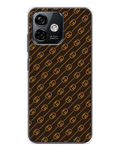 Чехол для Ulefone Note 16 Pro с картинкой «Gucci — золотые диагонали» Чехол для Ulefone Note 16 Pro с картинкой «Gucci — золотые диагонали»