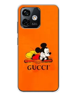 Чехол для Ulefone Note 16 Pro с картинкой «Микки Маус Gucci — оранж» Чехол для Ulefone Note 16 Pro с картинкой «Микки Маус Gucci — оранж»