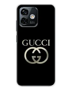 Чехол для Ulefone Note 16 Pro с картинкой «Gucci — золото на черном» Чехол для Ulefone Note 16 Pro с картинкой «Gucci — золото на черном»