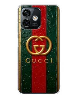Чехол для Ulefone Note 16 Pro с картинкой «Gucci — фирменная полоса и золото» Чехол для Ulefone Note 16 Pro с картинкой «Gucci — фирменная полоса и золото»