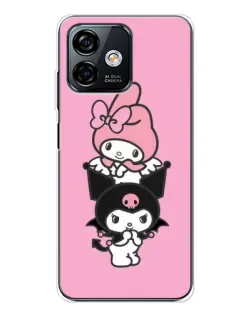 Чехол для Ulefone Note 16 Pro с картинкой «My Melody и Kuromi»