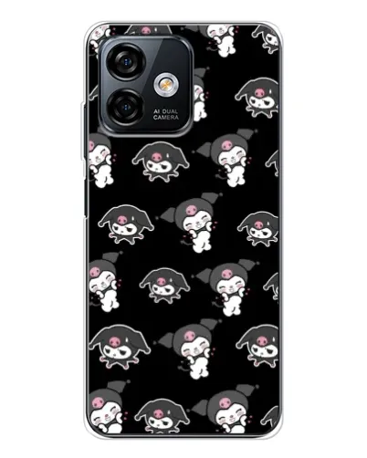 Чехол для Ulefone Note 16 Pro с картинкой «Черный паттерн Kuromi» Чехол для Ulefone Note 16 Pro с картинкой «Черный паттерн Kuromi»