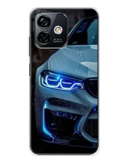 Чохол для Ulefone Note 16 Pro з картинкою «Погляд BMW з синіми фарами» Чохол для Ulefone Note 16 Pro з картинкою «Погляд BMW з синіми фарами»
