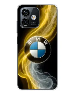 Чохол для Ulefone Note 16 Pro з картинкою «Золотистий дим BMW»