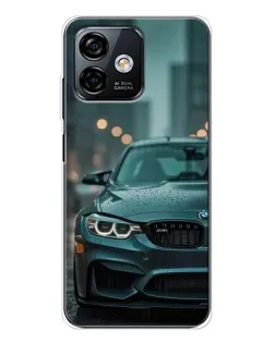 Чохол для Ulefone Note 16 Pro з картинкою «BMW у вогнях міста»