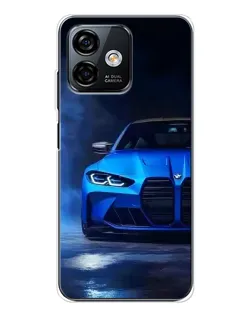 Чохол для Ulefone Note 16 Pro з картинкою «Блакитна BMW M4»