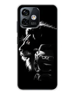 Чохол для Ulefone Note 16 Pro з картинкою «BMW та лев»
