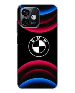 Чохол для Ulefone Note 16 Pro з картинкою «Логотип BMW та неонові дуги»