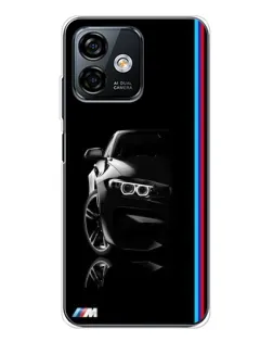 Чохол для Ulefone Note 16 Pro з картинкою «Силует BMW в темряві»