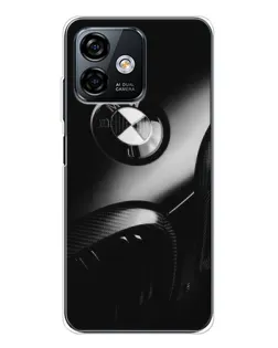 Чохол для Ulefone Note 16 Pro з картинкою «Емблема BMW — макро»