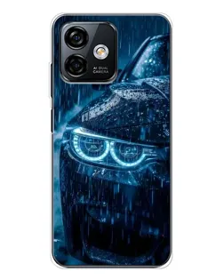 Чохол для Ulefone Note 16 Pro з картинкою «BMW під дощем»