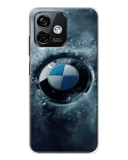 Чохол для Ulefone Note 16 Pro з картинкою «Логотип BMW — лід»
