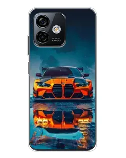 Чохол для Ulefone Note 16 Pro з картинкою «BMW — золота емблема»