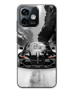 Чохол для Ulefone Note 16 Pro з картинкою «BMW — акварельний дрифт»